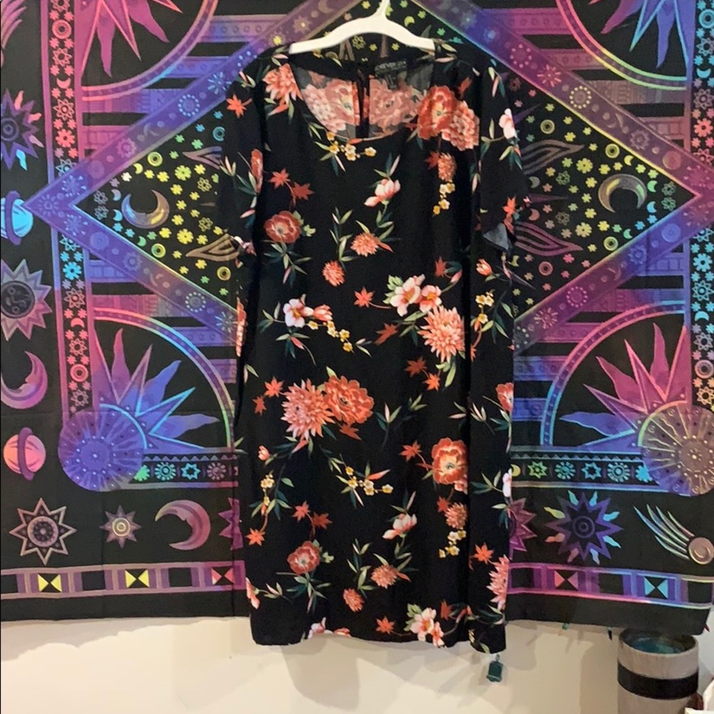 Plus size floral Party dress